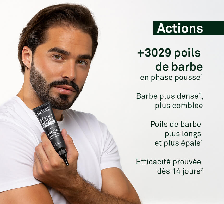 suero para el crecimiento de la barba