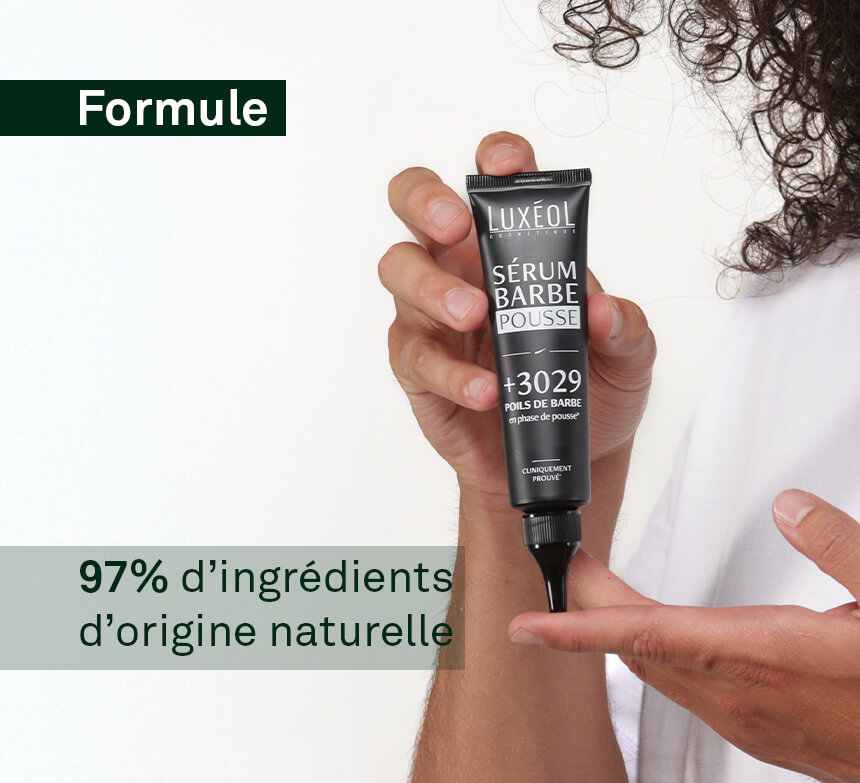 suero para el crecimiento de la barba